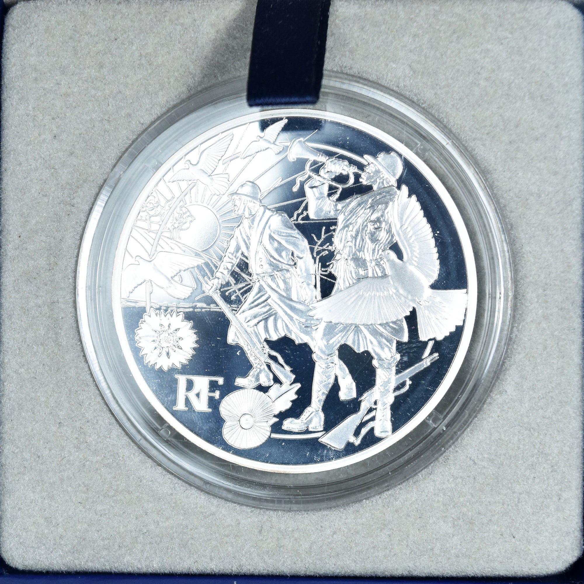 França, 10 Euro, Grande Guerre, paix, 2018, Monnaie de Paris, BE, MS(65-70)