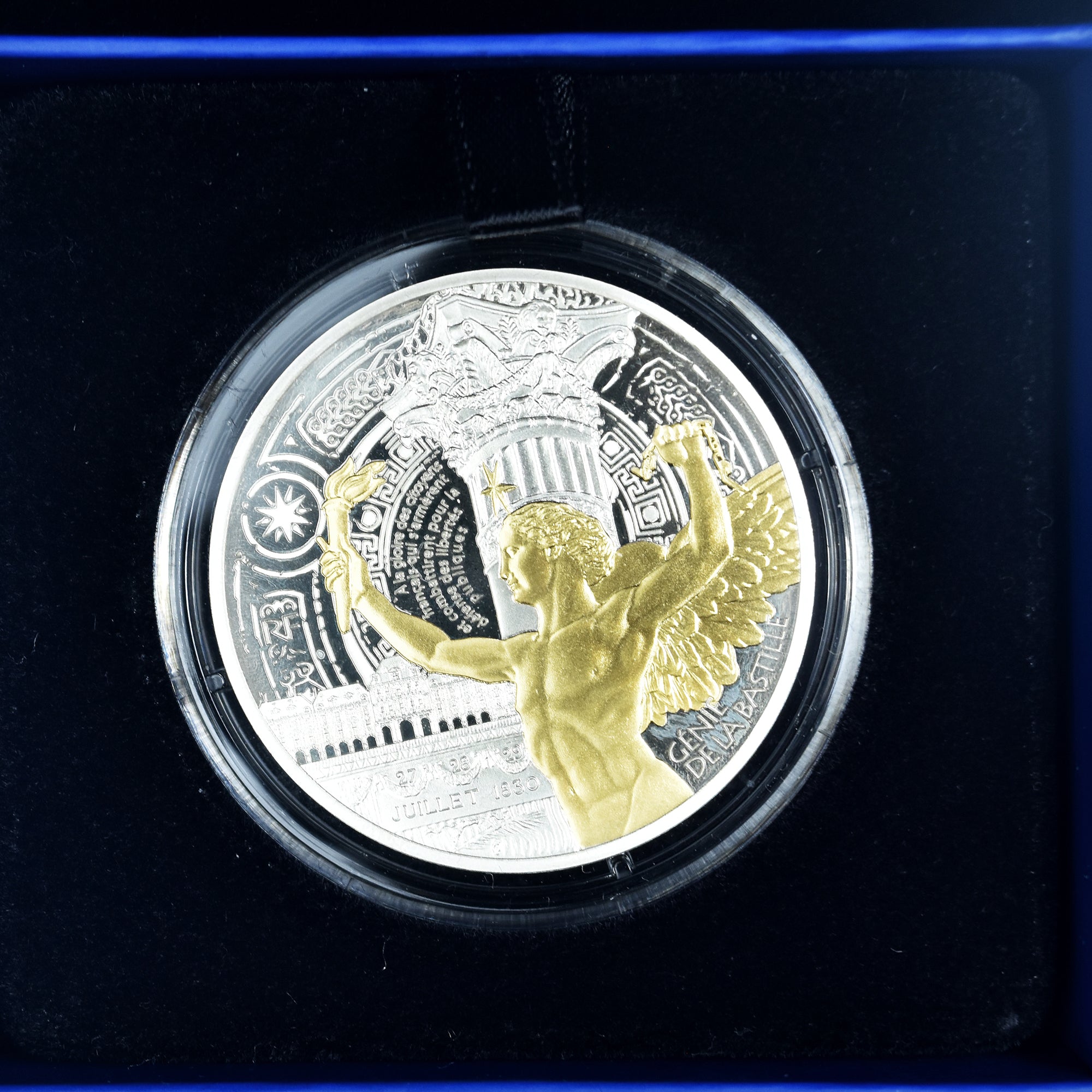 France, 10 Euro, génie de la Bastille, 2017, Monnaie de Paris, BE, FDC, Argent