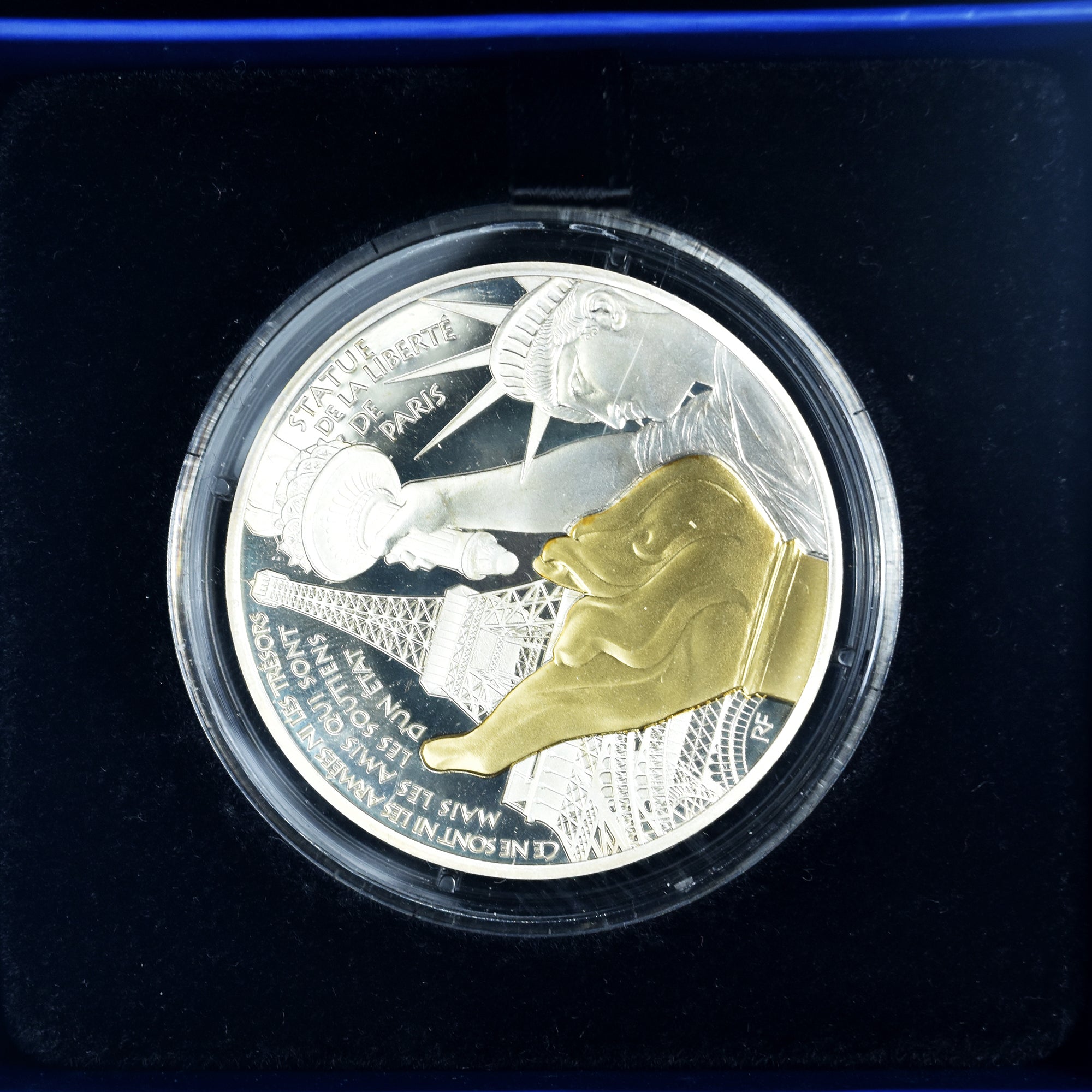 France, 10 Euro, statue de la Liberté - Grenelle, 2017, Monnaie de Paris, BE