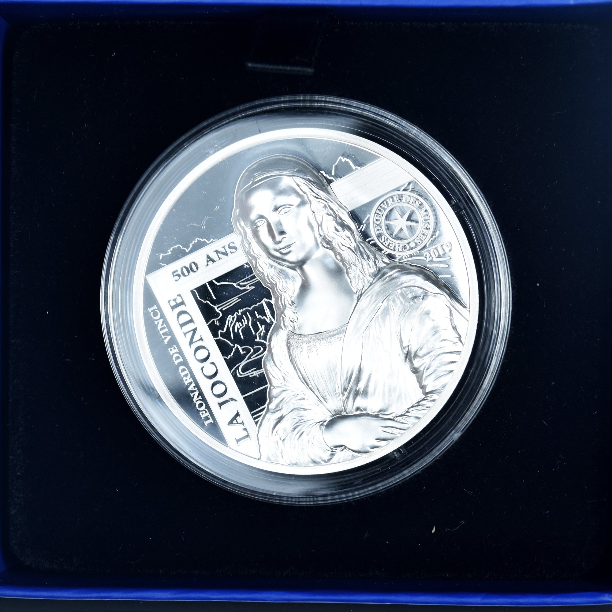 France, 20 Euro, la Joconde, 2019, Monnaie de Paris, BE, MS(65-70), Silver