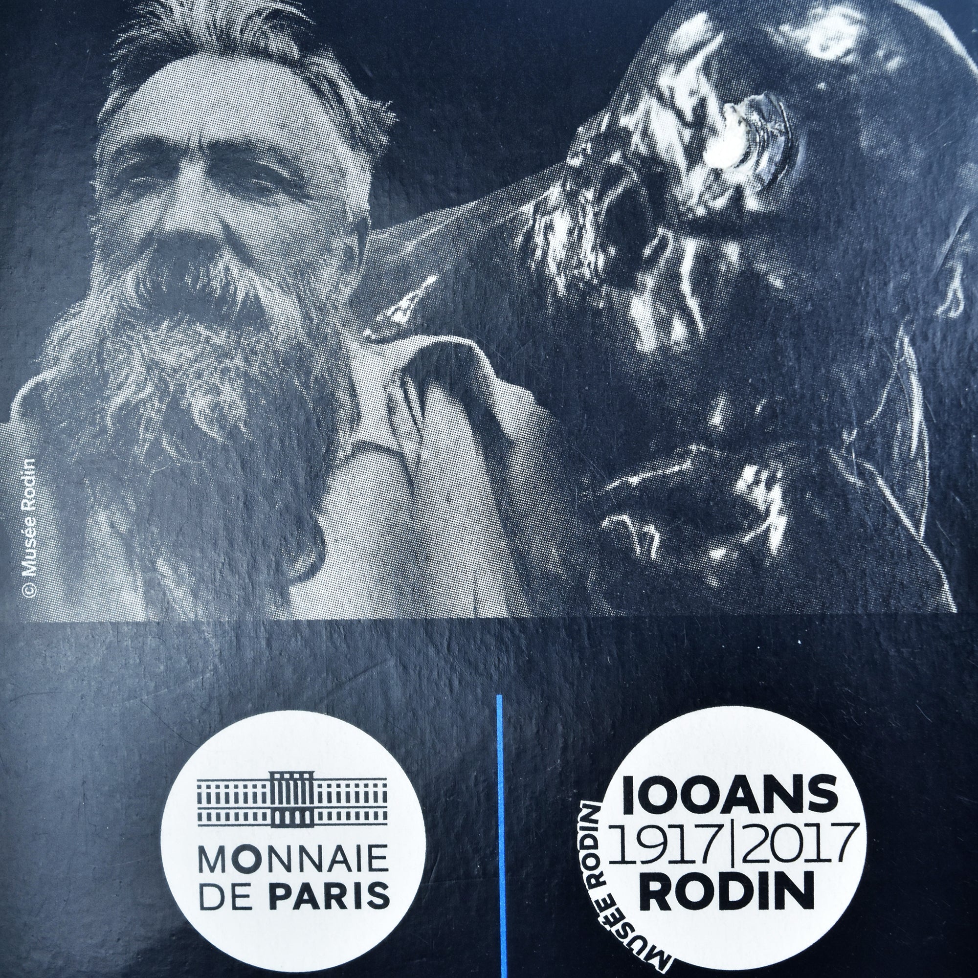 France, 2 Euro, Auguste Rodin, 2017, Monnaie de Paris, BE, MS(65-70)
