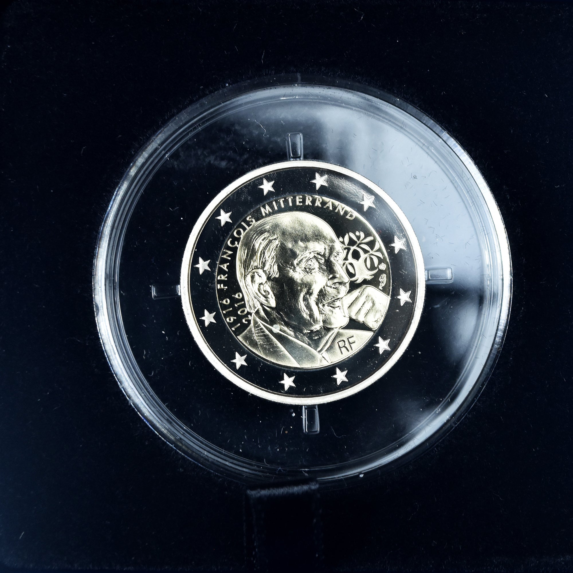France, 2 Euro, François Mitterrand, 2016, Monnaie de Paris, BE, MS(65-70)