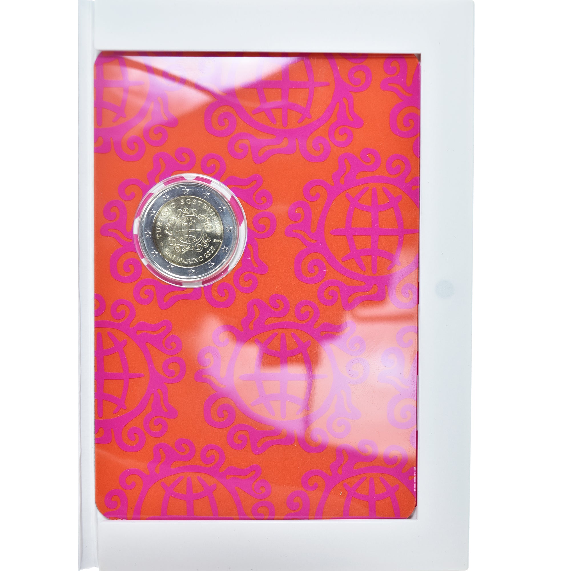 Saint Marin , 2 Euro, année internationale du tourisme durable, 2017, Rome, BU