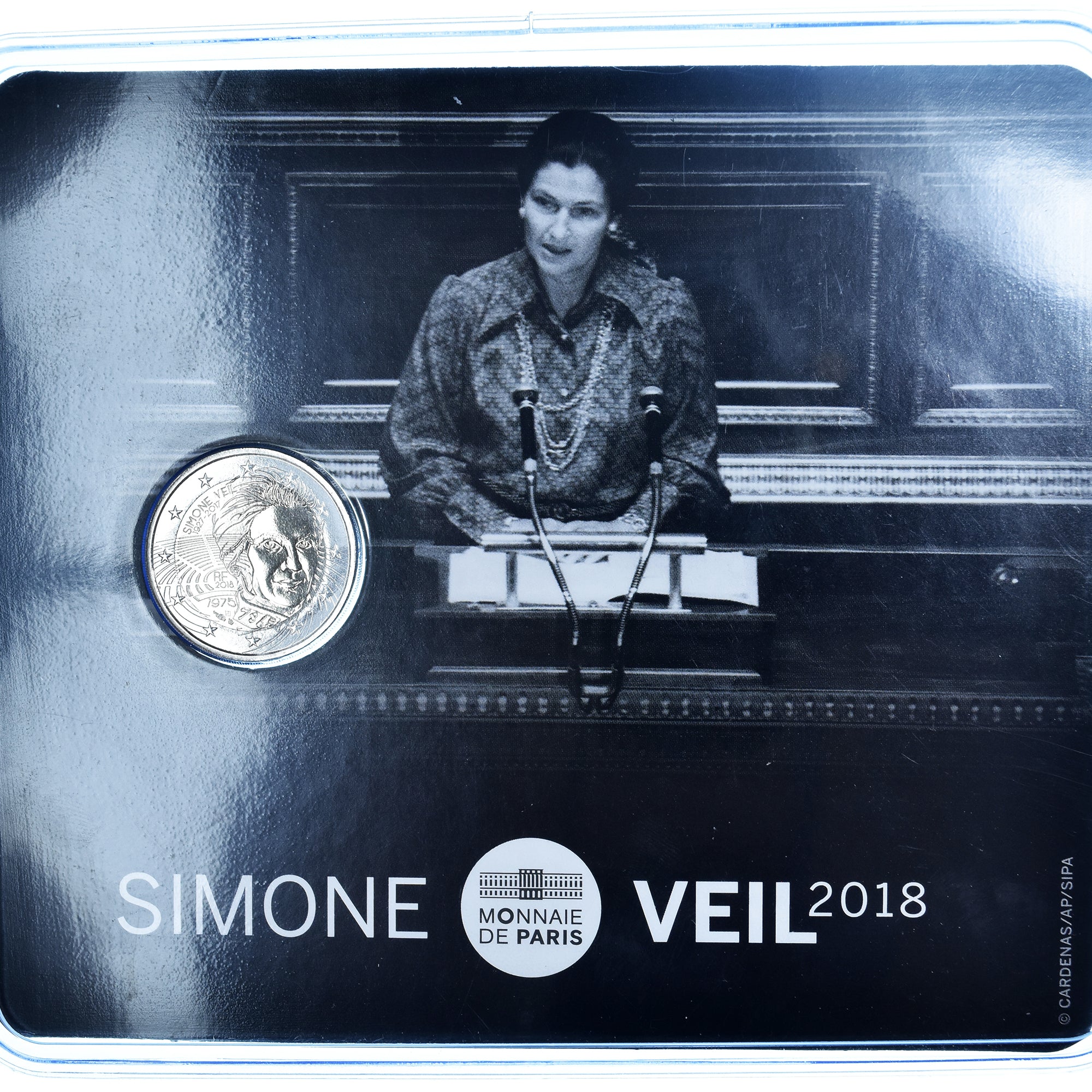 France, 2 Euro, Simone Veil, 2018, Monnaie de Paris, BU, FDC, Bimétallique