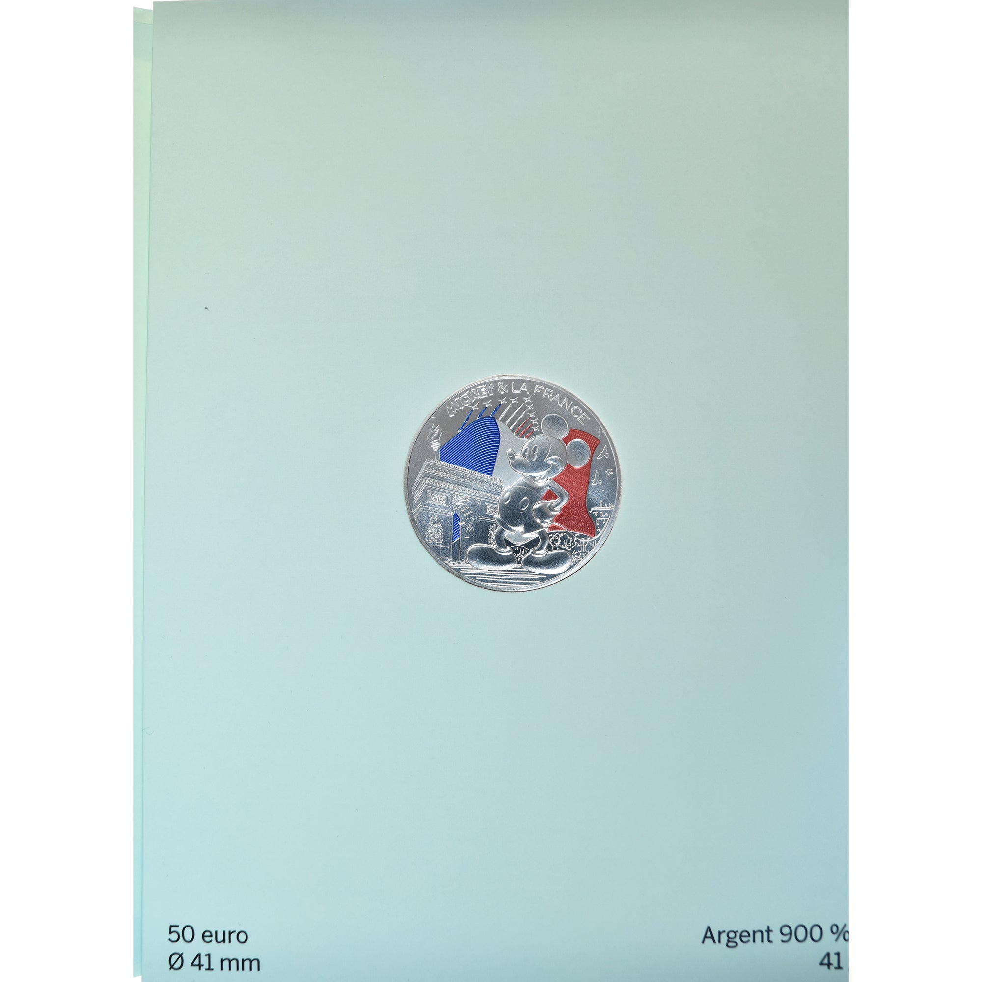 França, 50 Euro, Mickey & la France (Champs-Elysées), 2018, Monnaie de Paris