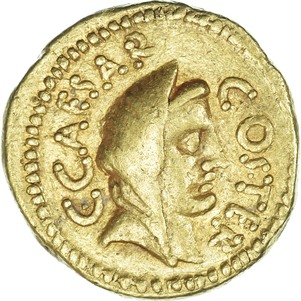 Moneda, Julius Caesar, Aureus, 46 BC, Rome, MBC, Oro, Cohen:2