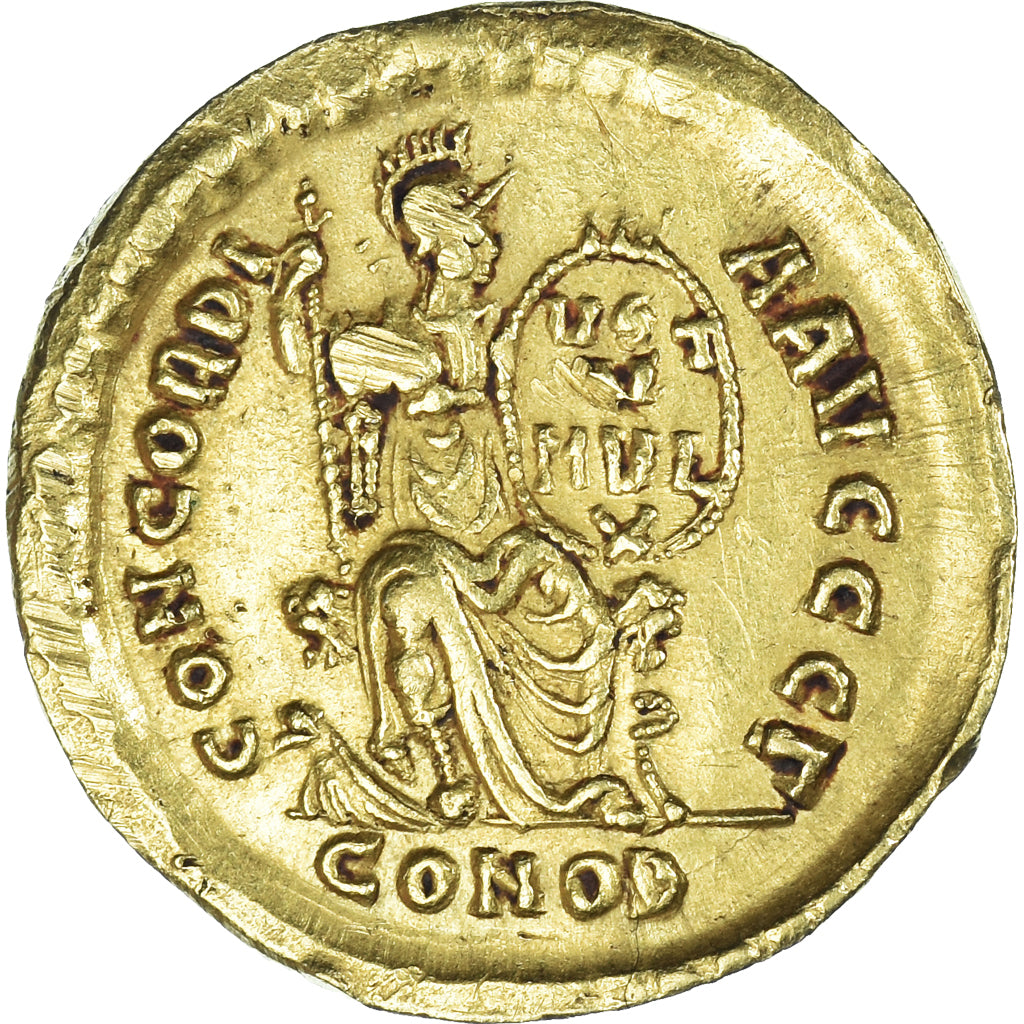 Münze, Theodosius I, Solidus, 378-383, Constantinople, SS+, Gold, RIC:47B