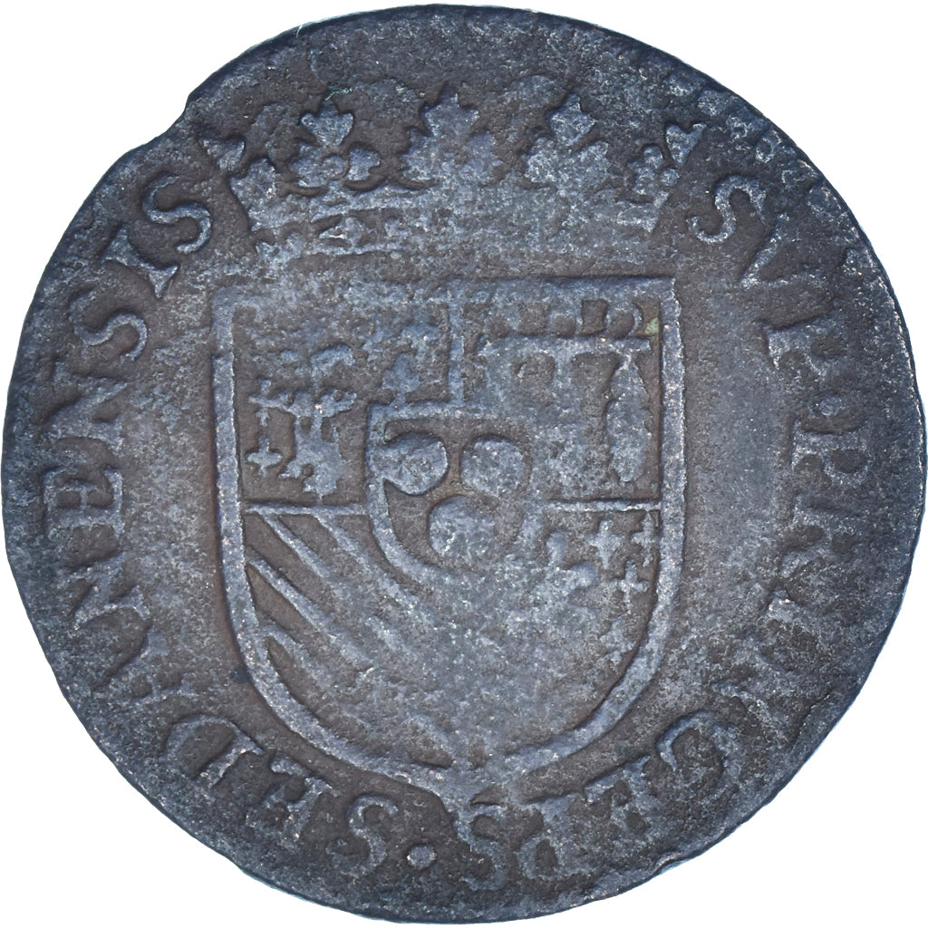 Monnaie, Principauté de Sedan, Henri de la Tour d'Auvergne, Liard, 1613, Sedan