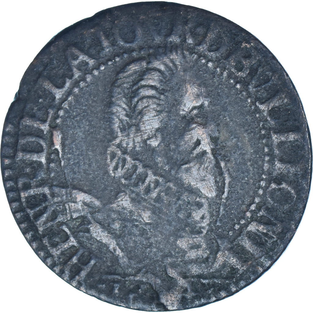 Monnaie, Principauté de Sedan, Henri de la Tour d'Auvergne, Liard, 1614