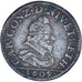 Coin, Principality of Arches-Charleville, Charles de Gonzague, Liard, 1609