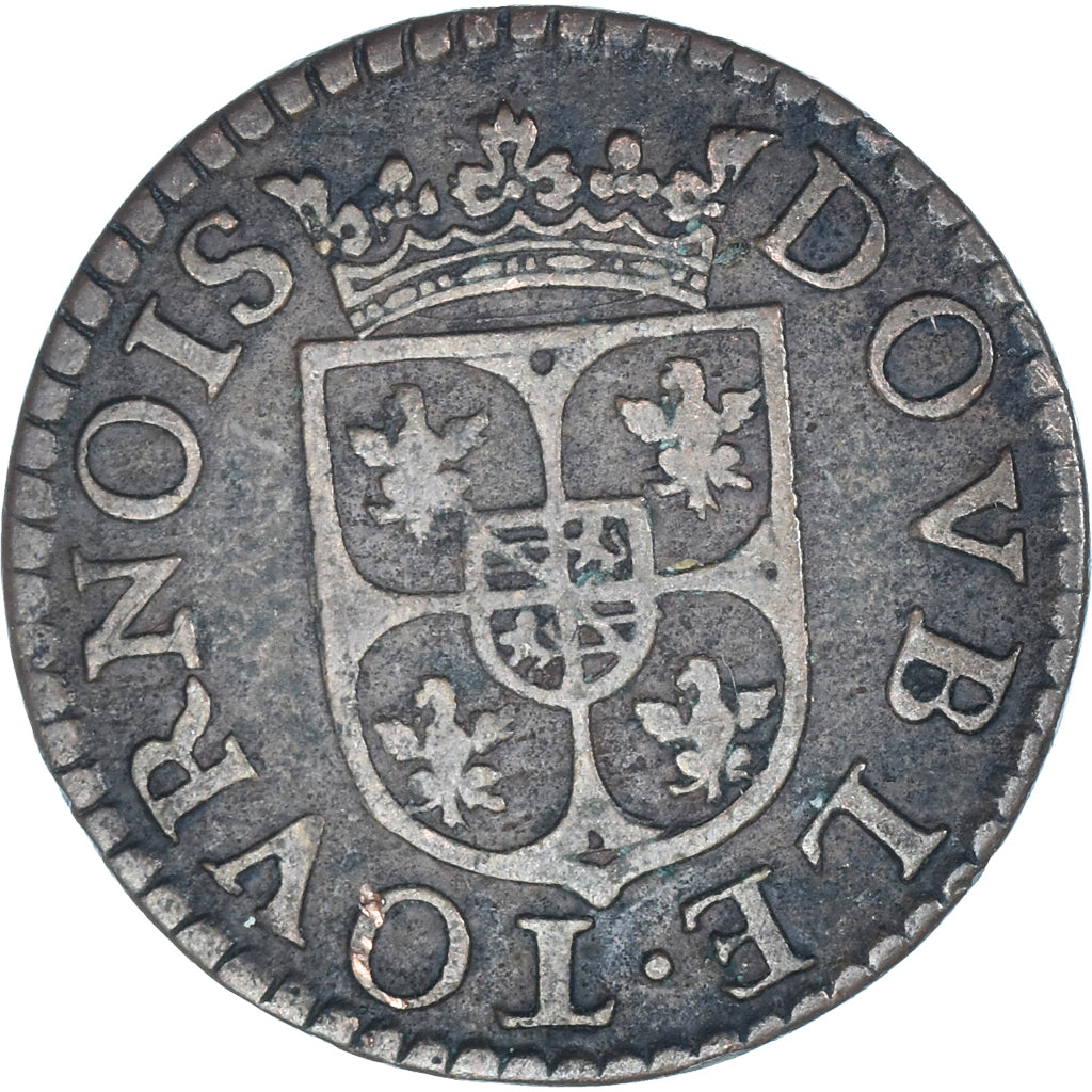 Moneta, Principato di Arches, Charles de Gonzague, Double Tournois, 1609