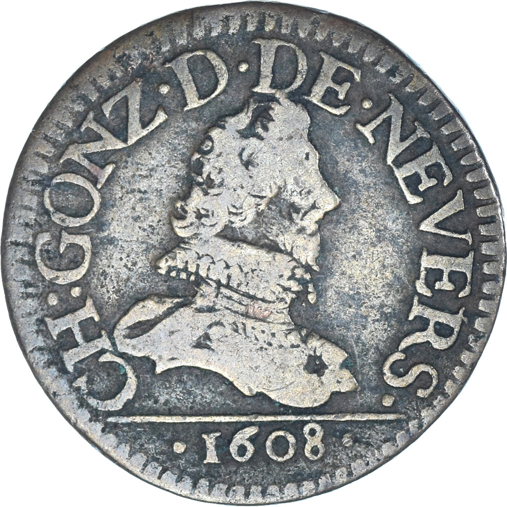 Moneda, Principado de Arches-Charleville, Charles de Gonzague, Double Tournois