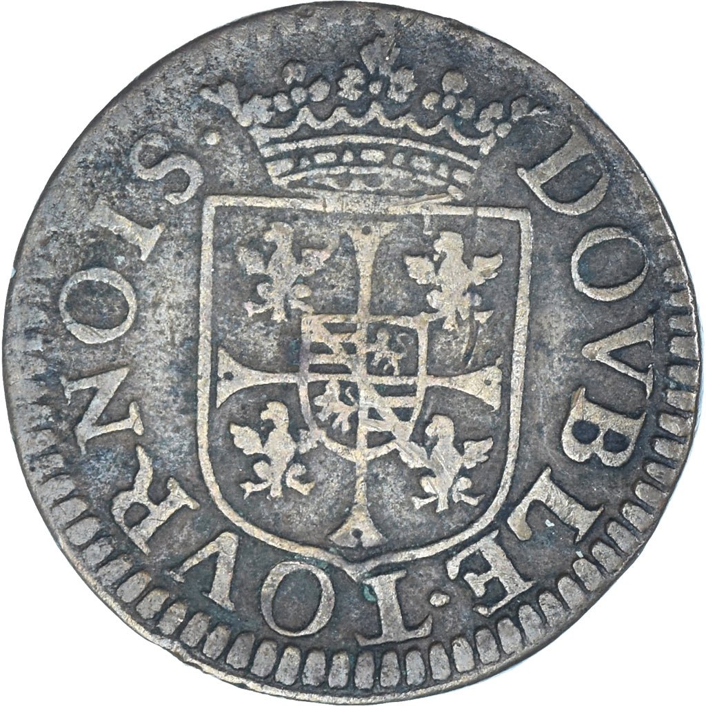 Moneda, Principado de Arches-Charleville, Charles de Gonzague, Double Tournois