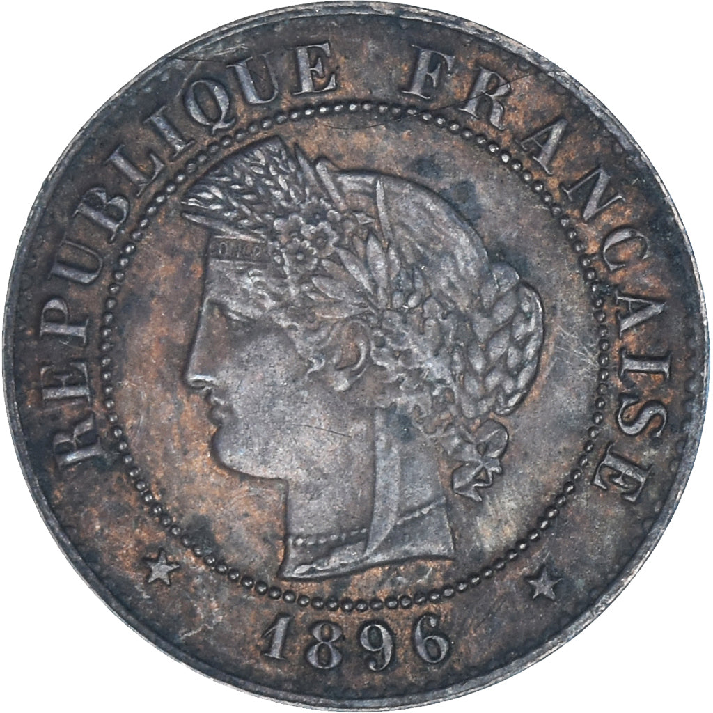 Monnaie, France, Cérès, Centime, 1896, Paris, TTB, Bronze, Gadoury:88
