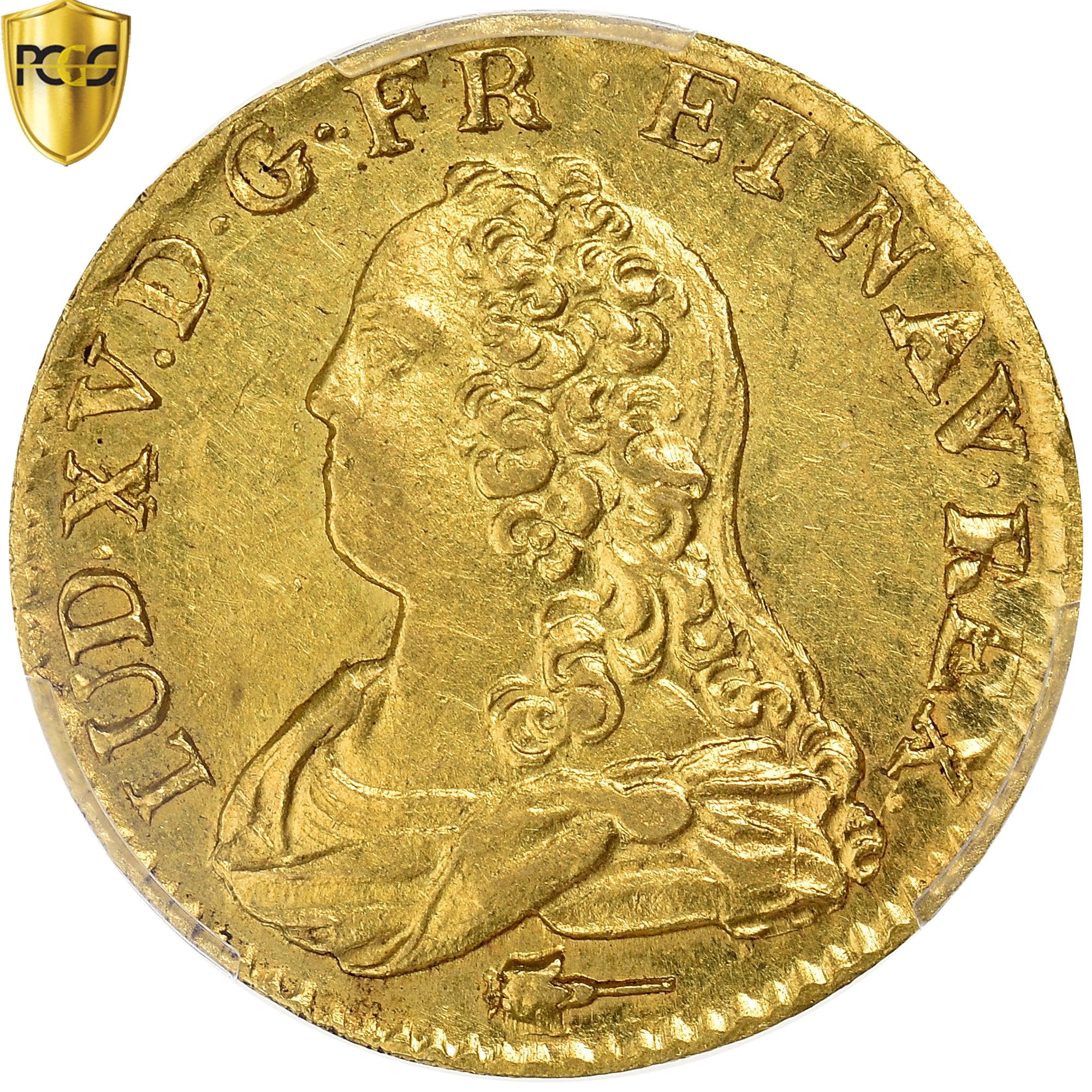 Monnaie, France, Louis XV, Louis d'or aux lunettes, 1735, Amiens, Pedigree