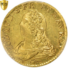 Monnaie, France, Louis XV, Louis d'or aux lunettes, 1735, Amiens, Pedigree