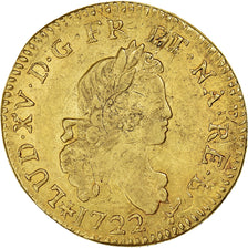 Coin, France, Louis XV, Louis d'or de Béarn aux 2 L, 1722, Pau, Pedigree