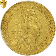 Moneta, Francia, Louis XIV, Louis d'or à l'écu, 1690, Paris, réformé, PCGS