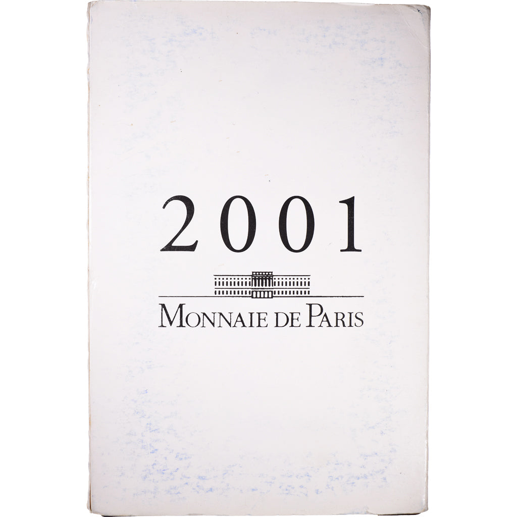 Münze, Frankreich, Coffret 1 c. à 100 frs., 2001, Monnaie de Paris, BE, STGL