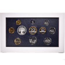 Munten, Frankrijk, Coffret 1 c. à 100 frs., 2001, Monnaie de Paris, BE, FDC
