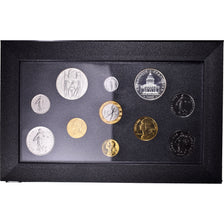 Münze, Frankreich, Coffret 1 c. à 100 frs., 1990, Monnaie de Paris, FDC, STGL