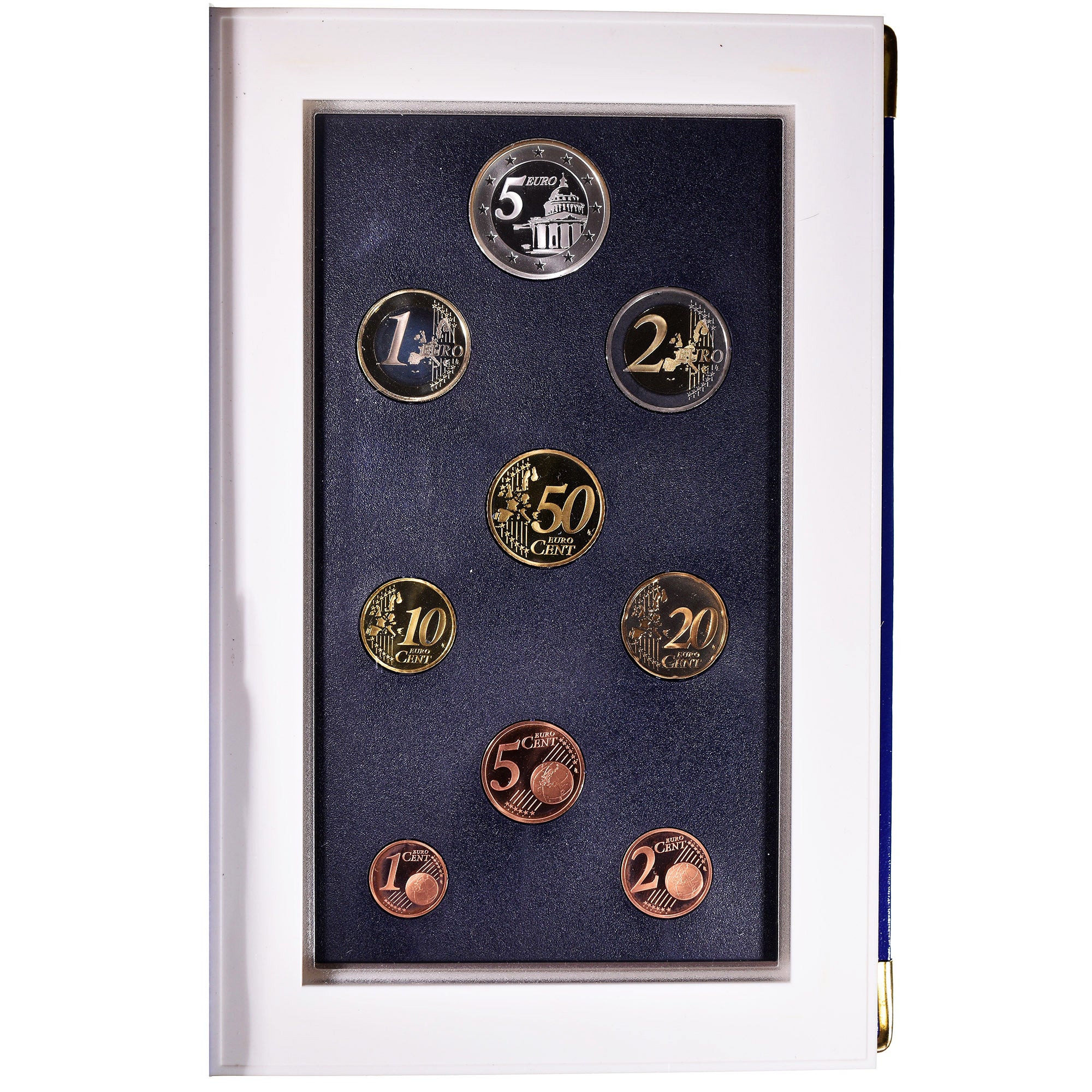 France, 1 cent to 5 euro, 2004, Monnaie de Paris, BE, FDC, Gadoury:page 314