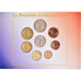 Francia, 1 Cent to 2 Euro, euro set, 2002, Monnaie de Paris, BU, FDC, Sin