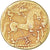 Monnaie, Caletes, Hémistatère, 2ème siècle av. JC, Classe II, TB, Or