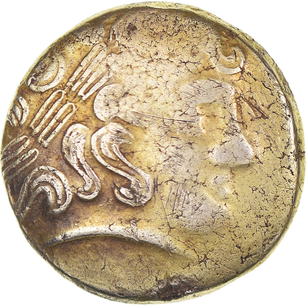 Moneda, Caletes, Hemistater, 2nd century BC, BC+, Oro, Delestrée:106