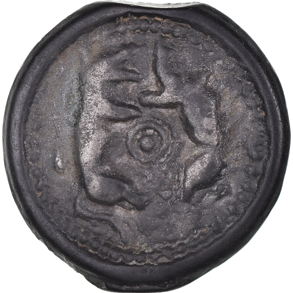 Coin, Suessiones, Potin, Before 52 BC, EF(40-45), Potin, Delestrée:210