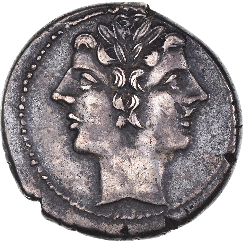 Coin, Anonymous, Didrachm, 225-212 BC, Rome, AU(50-53), Silver, Crawford:28/3