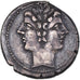 Coin, Anonymous, Didrachm, 225-212 BC, Rome, AU(50-53), Silver, Crawford:28/3