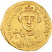 Moeda, Constans II, Solidus, 641-646, Constantinople, AU(55-58), Dourado