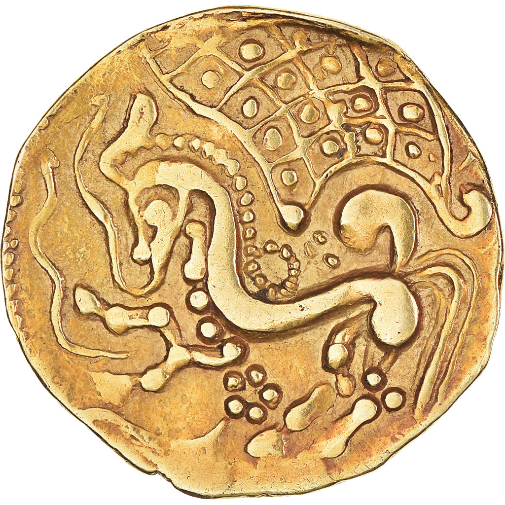 Monnaie, Parisii, Statère, 1st century BC, Extrêmement rare, TTB+, Or