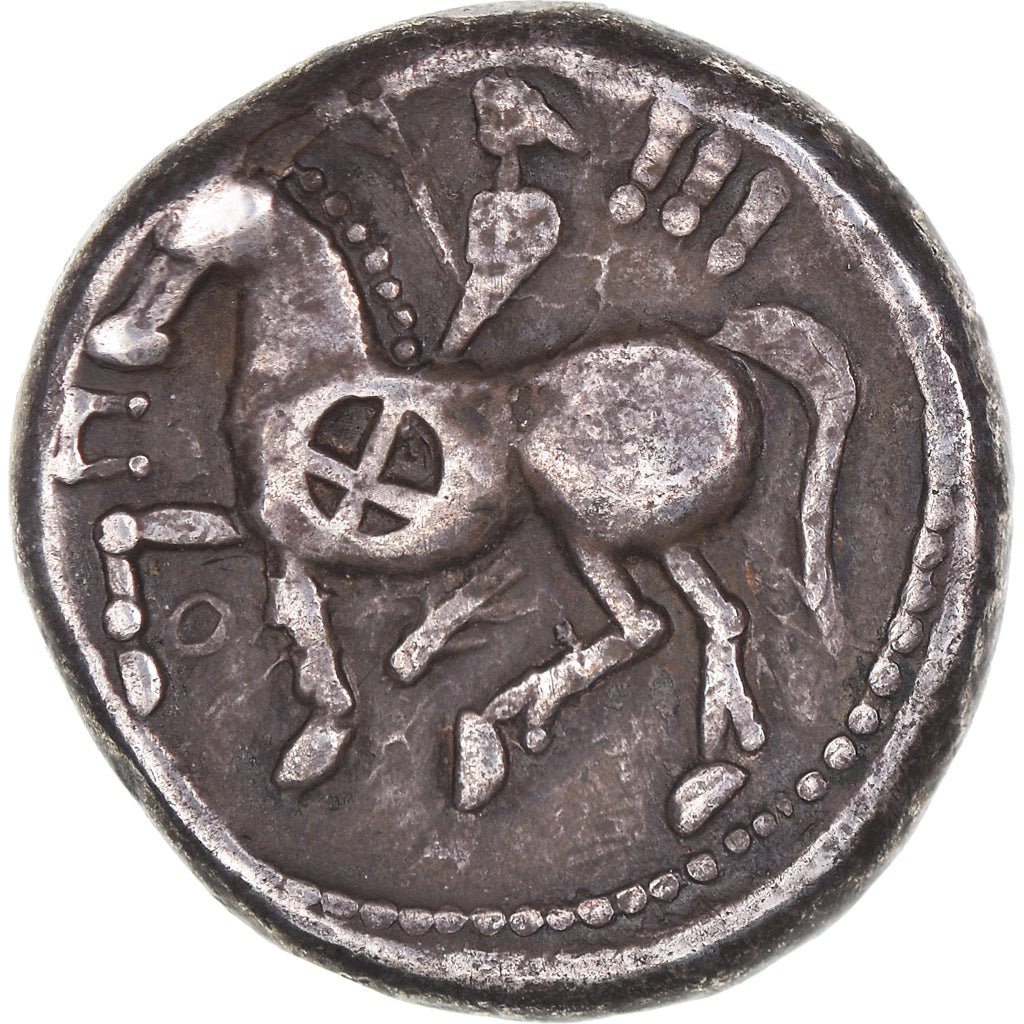 Münze, Scordisque, Tetradrachm, S+, Silber