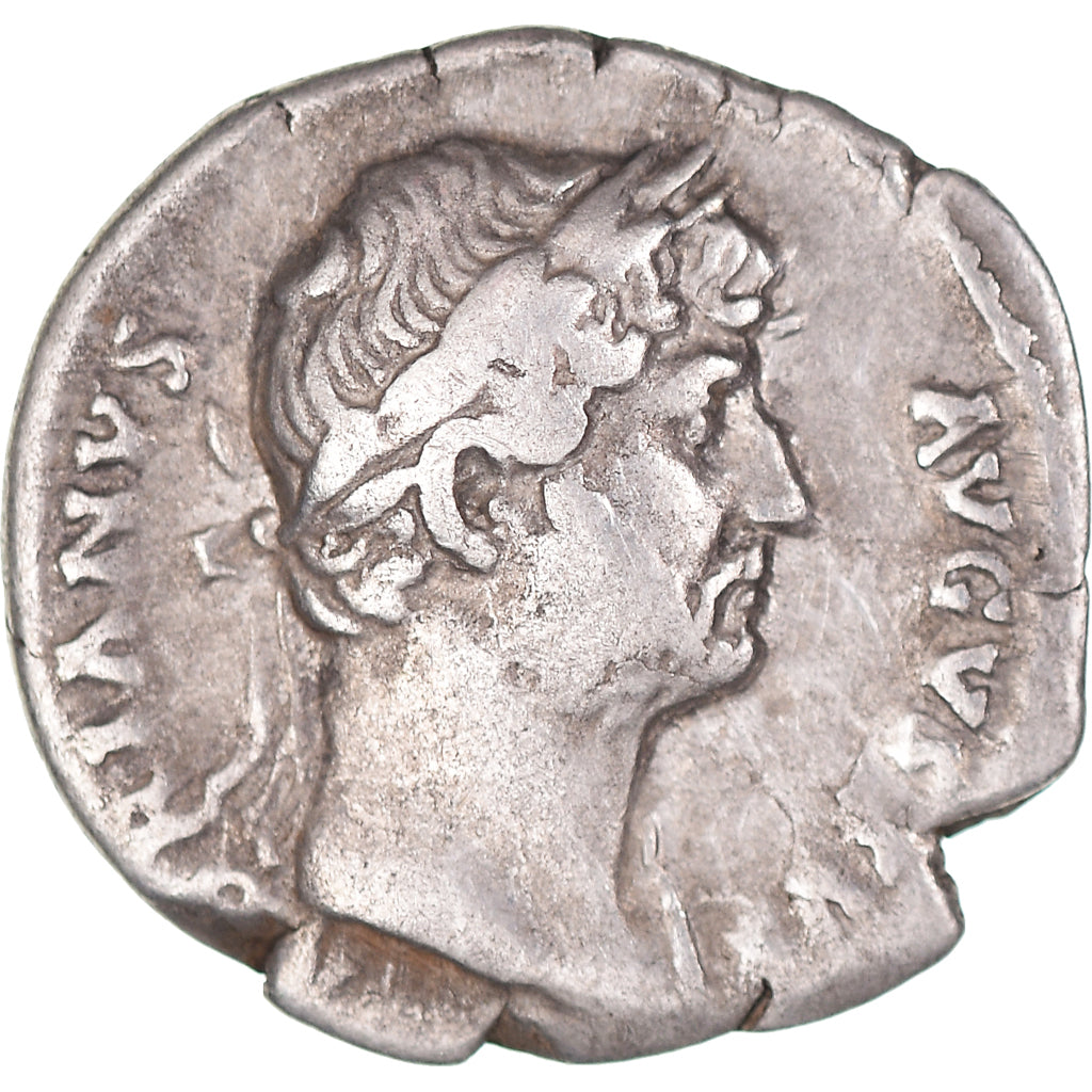 Coin, Hadrian, Denarius, 124-125, Rome, VF(30-35), Silver, RIC:714