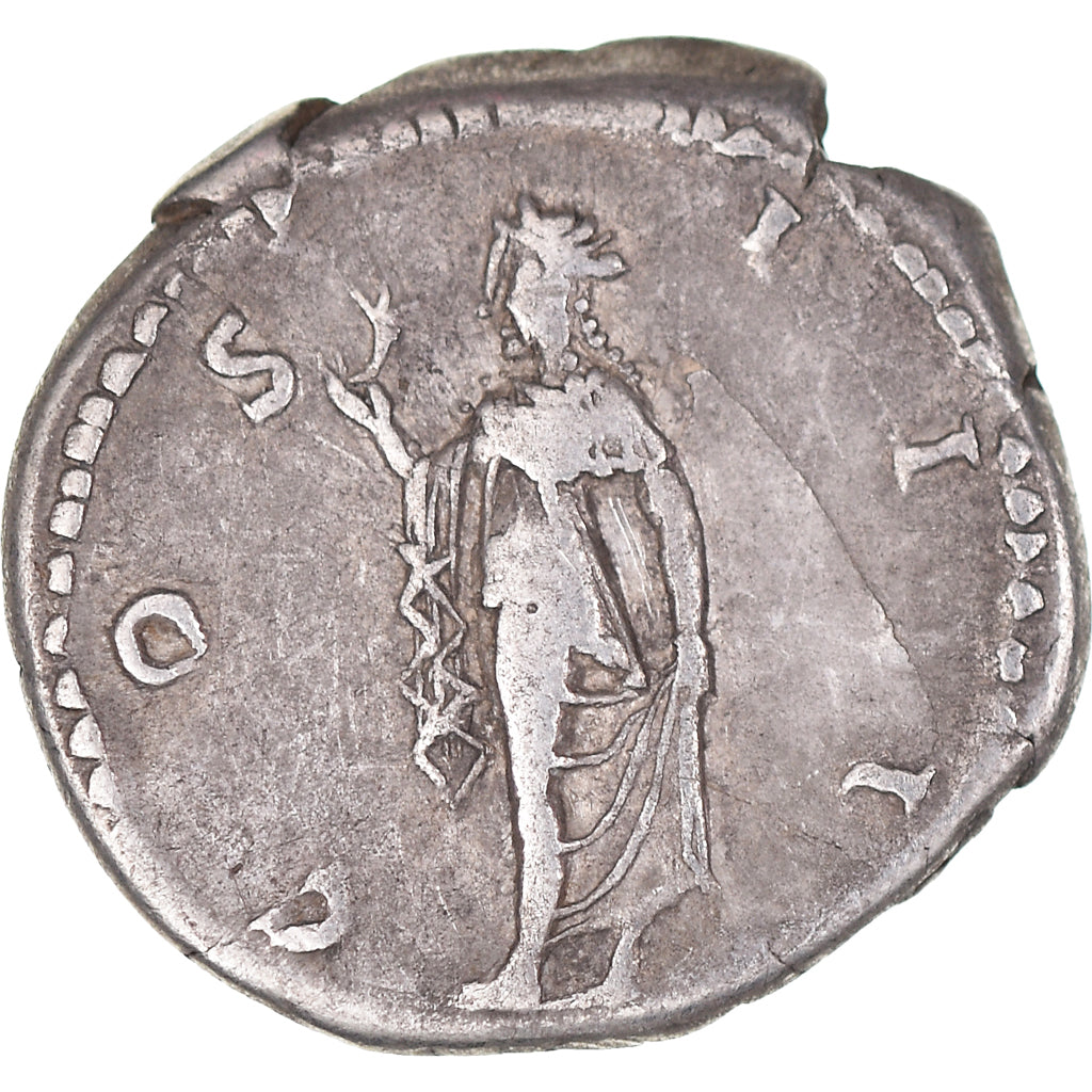 Coin, Hadrian, Denarius, 124-125, Rome, VF(30-35), Silver, RIC:714