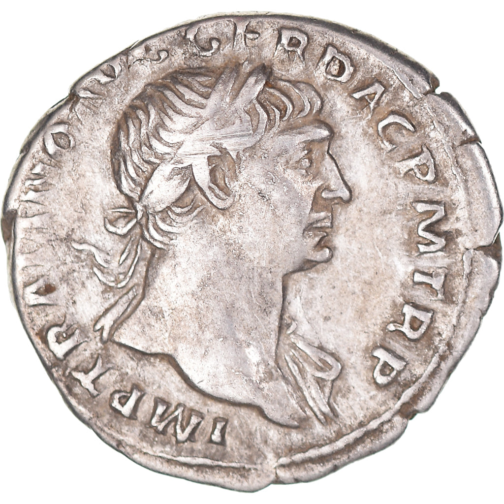 Coin, Trajan, Denarius, 103-111, Rome, AU(50-53), Silver, RIC:119