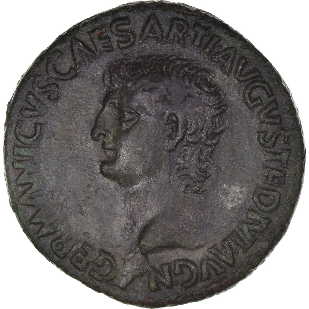 Coin, Germanicus, As, 37-38, Rome, AU(50-53), Bronze, RIC:35