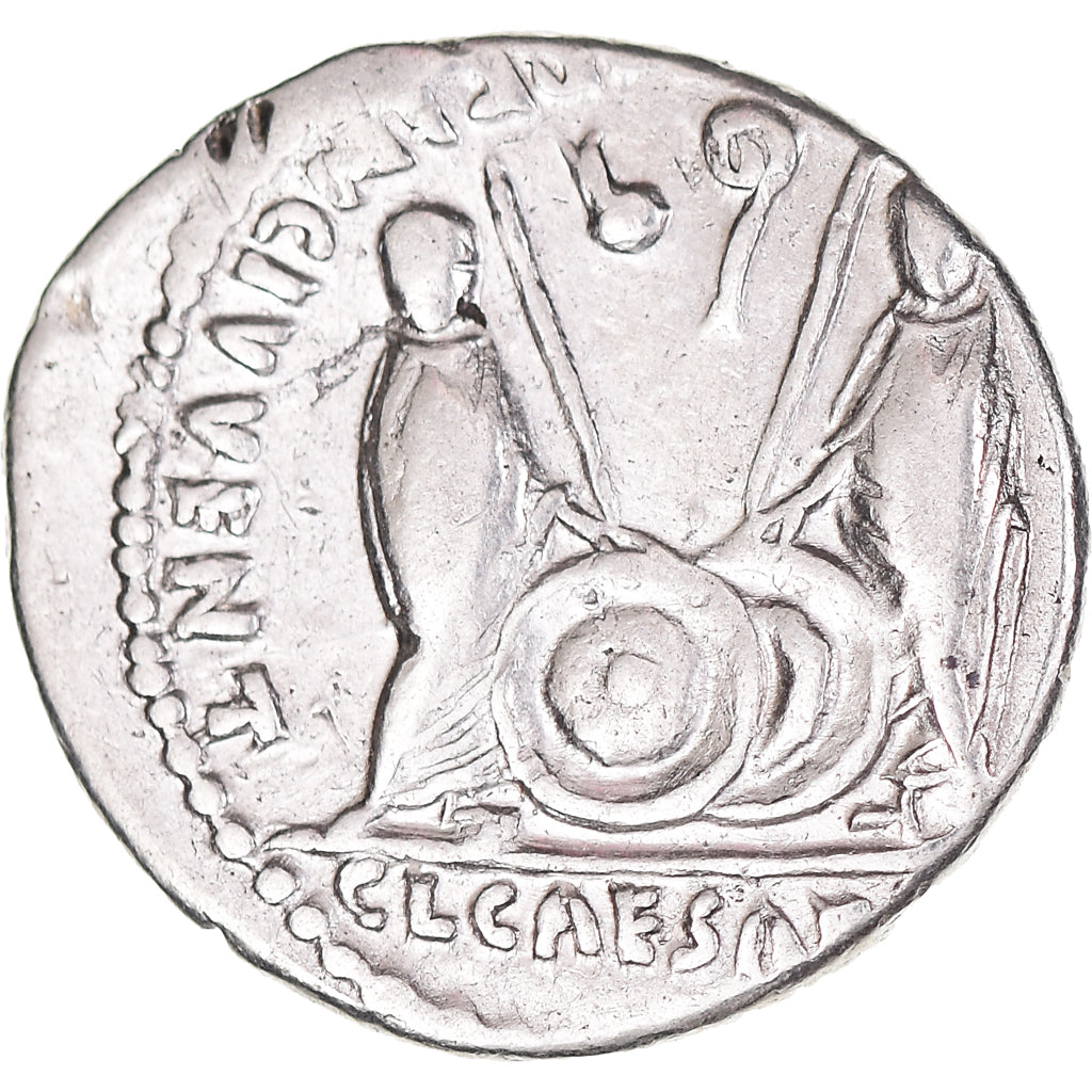 Coin, Augustus, Denarius, 2 BC - AD 4, Lyon - Lugdunum, VF(30-35), Silver