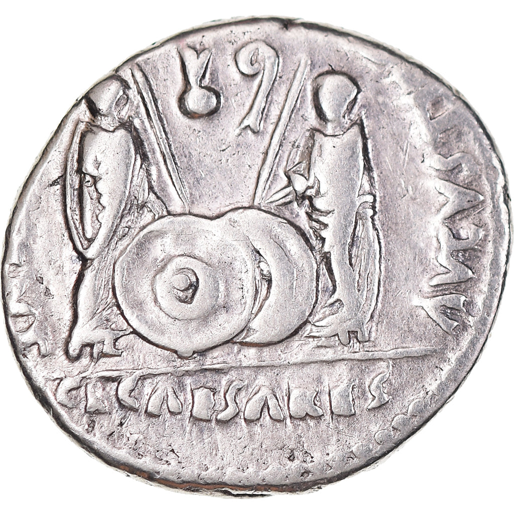 Coin, Augustus, Denarius, 2 BC - AD 4, Lyon - Lugdunum, VF(30-35), Silver
