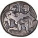 Moneda, Thrace, Stater, 500-480 BC, Thasos, BC+, Plata, HGC:6, 331