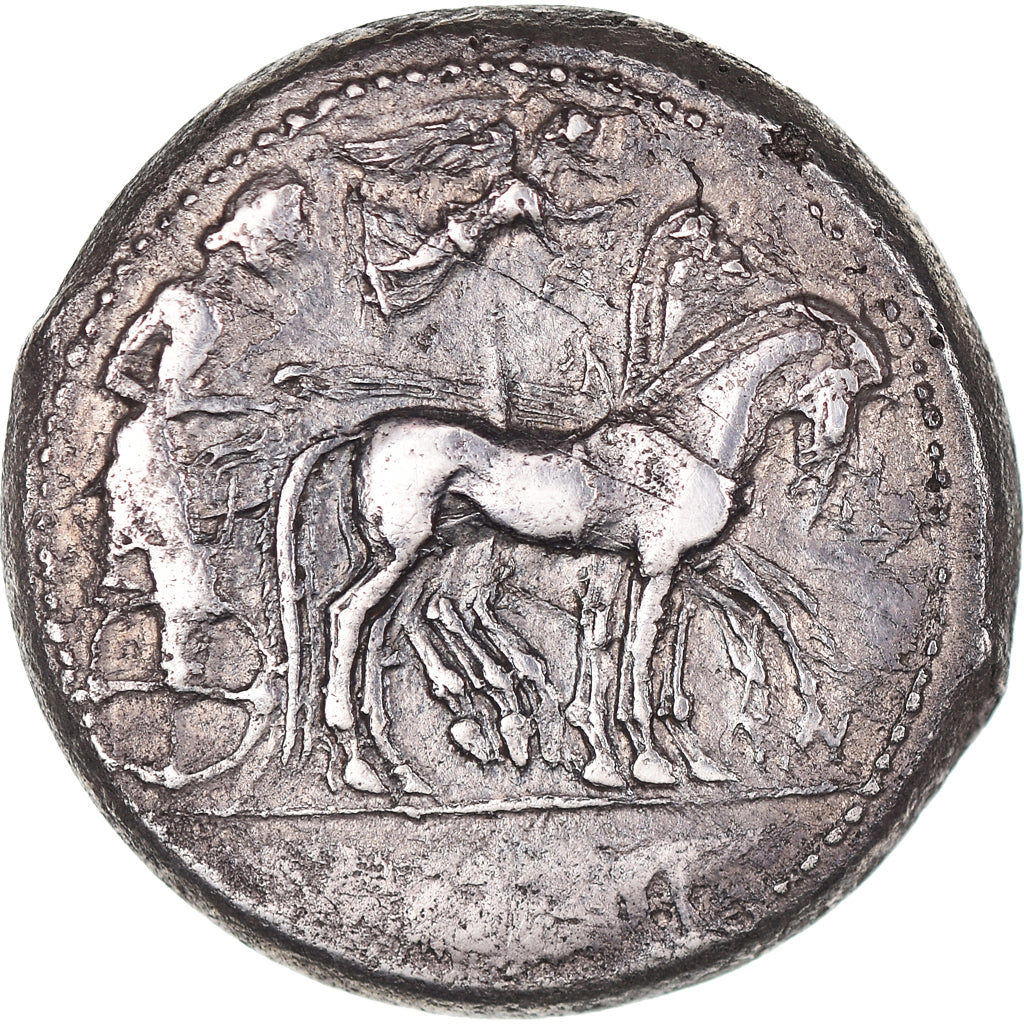 Moneda, Sicily, Tetradrachm, 495-479 BC, Syracuse, BC+, Plata, HGC:2, 1306