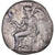 Moeda, Bruttium, Nomos or Didrachm, 420-400 BC, VF(30-35), Prata, HN Italy:2617