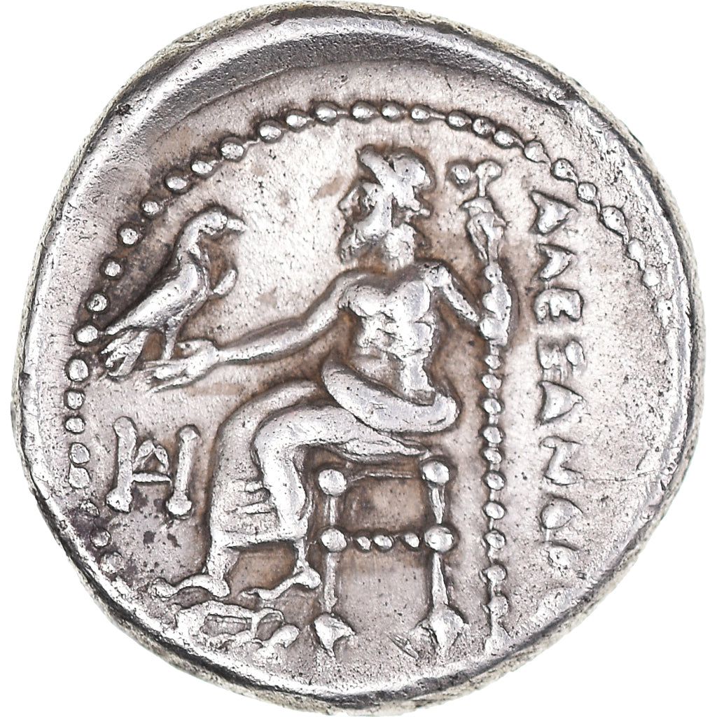 Moeda, Reino da Macedónia, Drachm, 325-323 BC, Miletos, VF(30-35), Prata