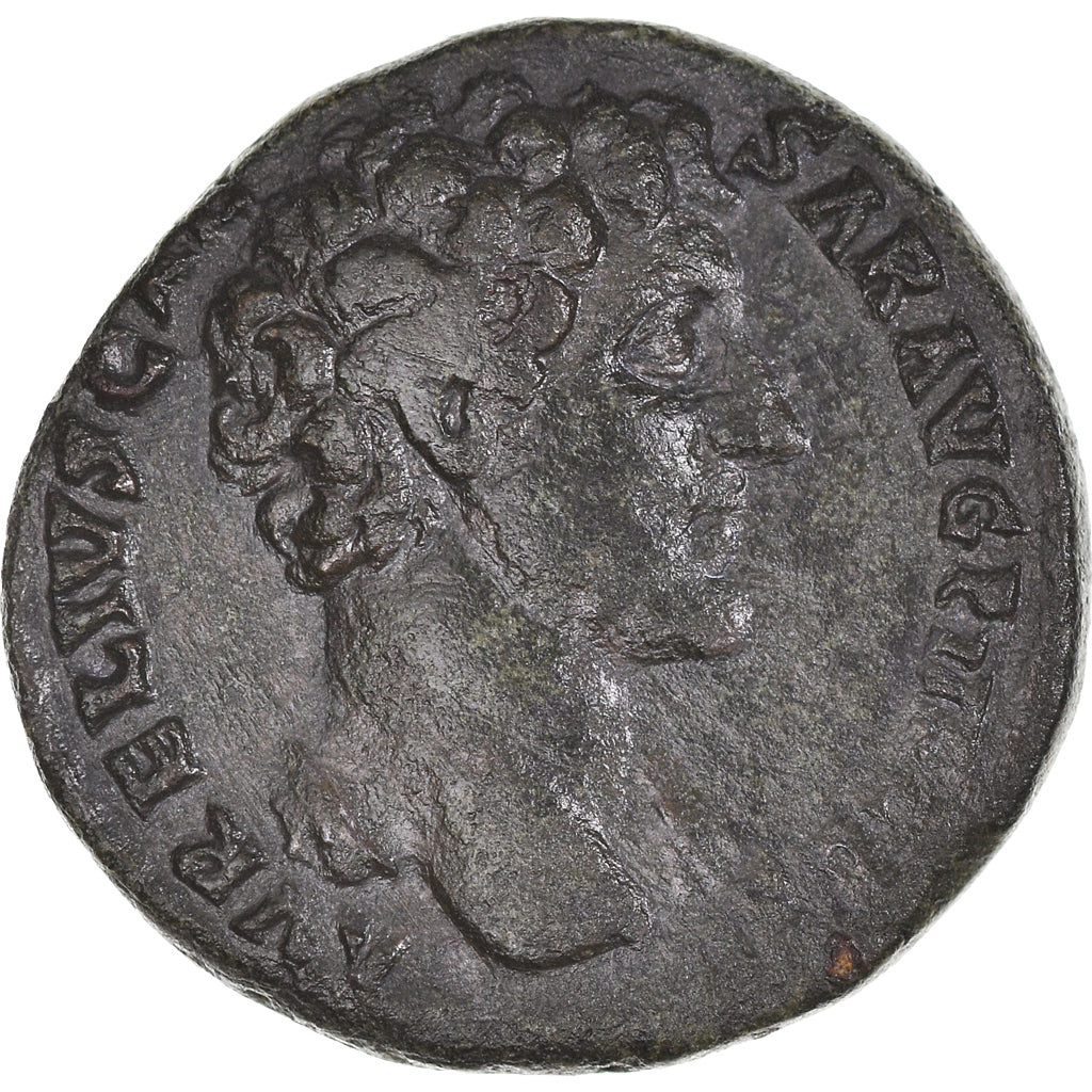 Coin, Marcus Aurelius, As, 161-180, Rome, VF(30-35), Bronze, RIC:1260