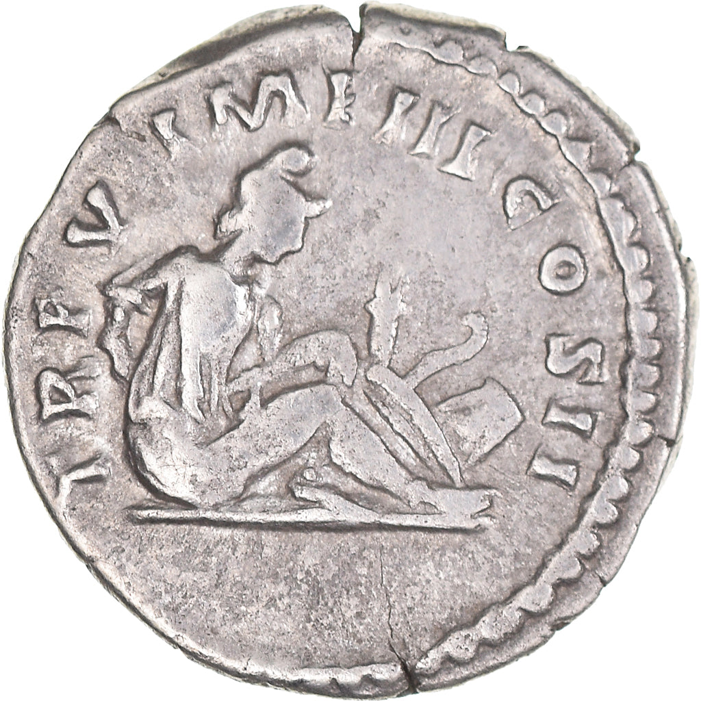 Coin, Lucius Verus, Denarius, 161-169, Rome, VF(30-35), Silver, RIC:542