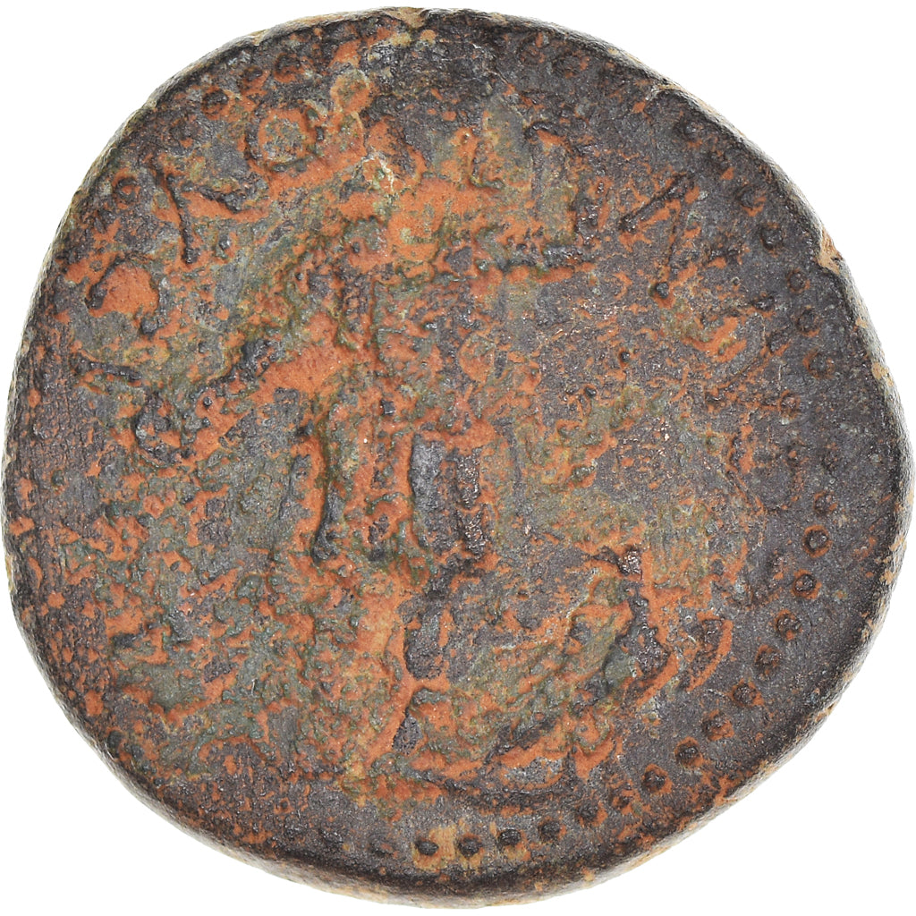 Coin, Cilicia, Antiochos IV, Bronze Æ, 38-72 AD, Selinus, VF(20-25), Bronze