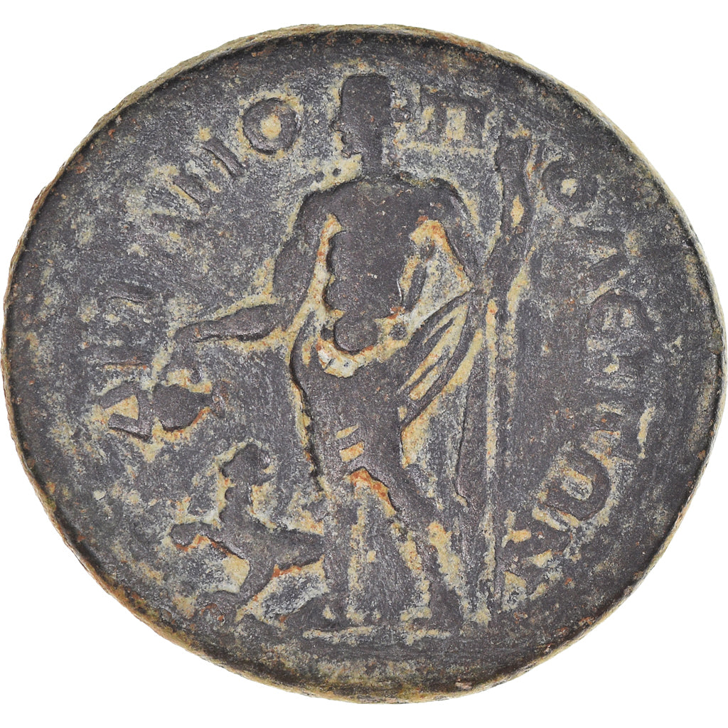 Coin, Thrace, Caracalla, Triassarion, 198-217, Hadrianopolis, VF(30-35), Bronze