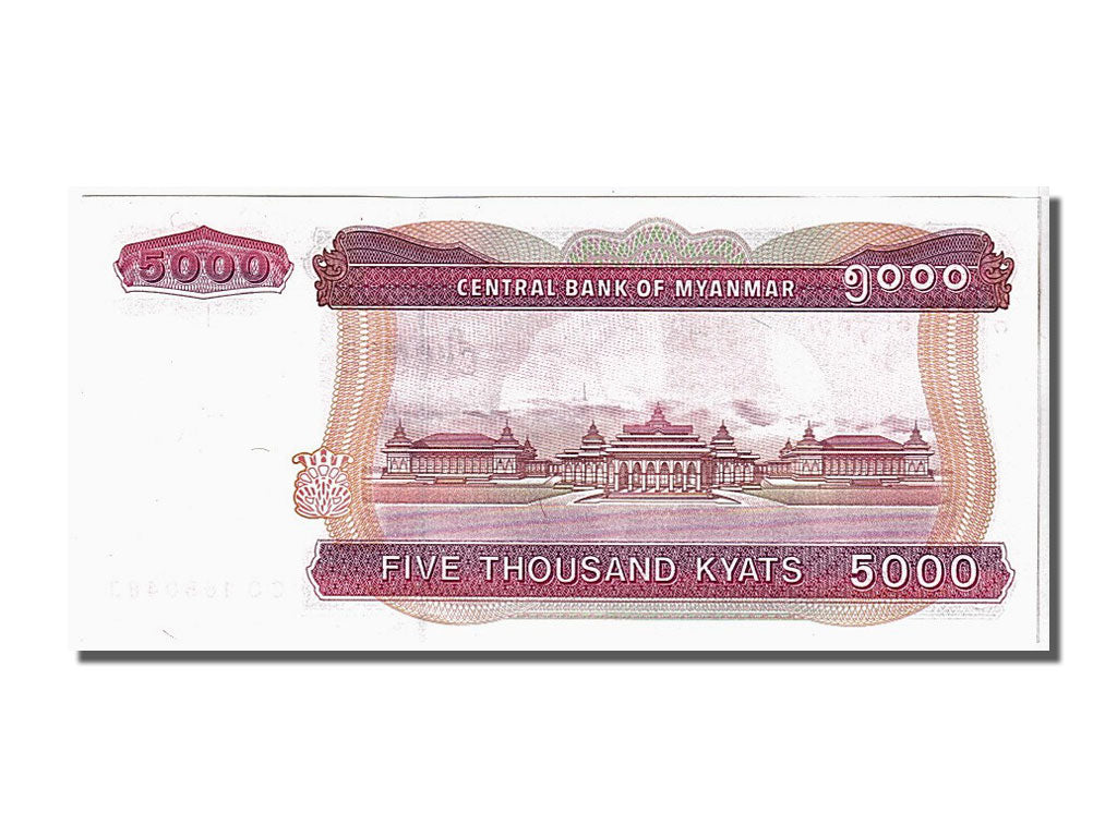 Banknote, Myanmar, 5000 Kyats, 2009, KM:81, UNC(65-70)